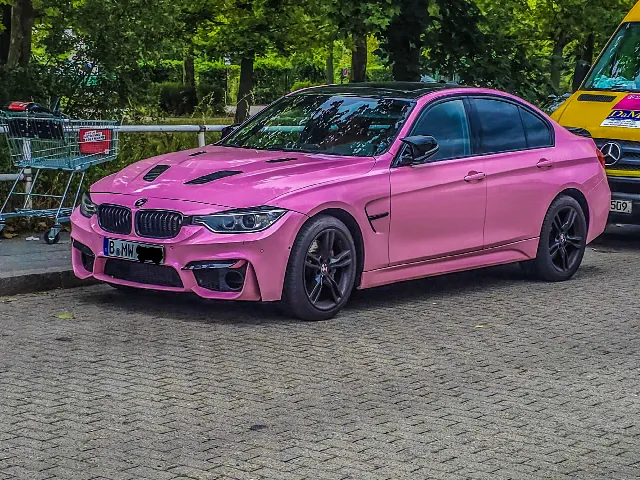 Pink BMW
