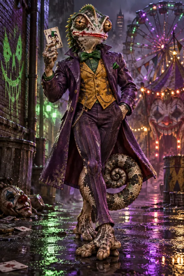 Chamäleon als Joker aus dem DC Universum