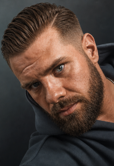 Chat GPT unterstütztes Profilbild Manuel Kolpack vollbart